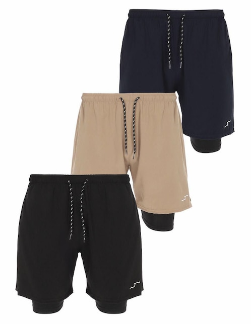 Set short con bolsillos para entrenamiento hombre 1