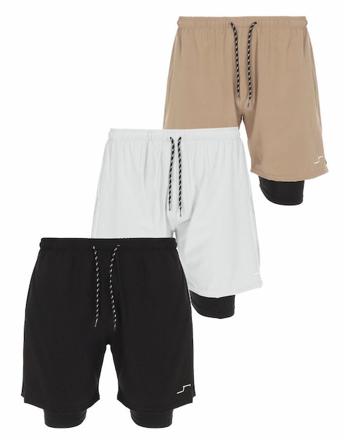 Set short con bolsillos para entrenamiento hombre 1