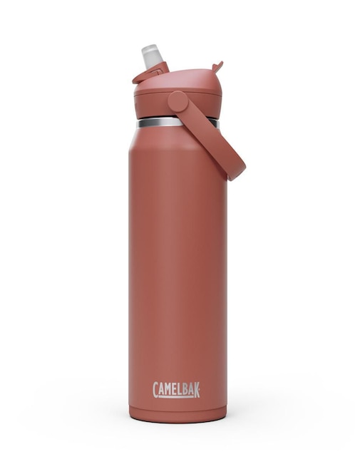 Botella de agua camelbak "de" acero inoxidable thrive flip straw  "con tapa" rosca 946 ml