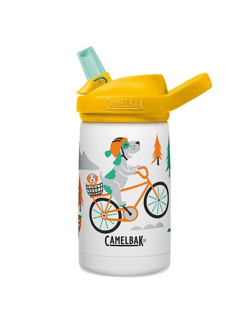 Botella de agua Camelbak de acero inoxidable Eddy+Kids con tapa rosca 354 ml