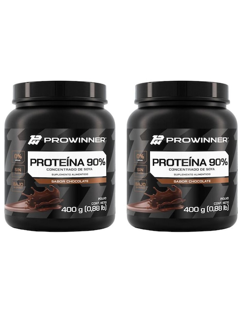 Kit de suplementos alimenticios de Proteína 90% Concentrado Soya Prowinner