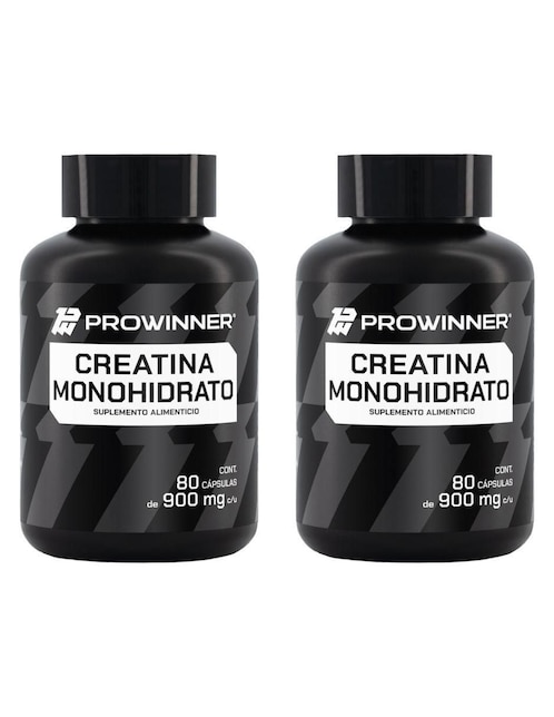 Set de suplementos alimenticios Creatina Prowinner