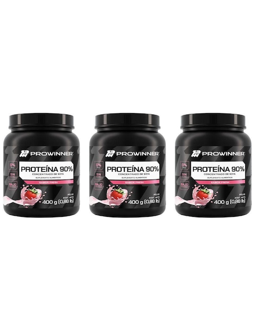 Set de suplementos alimenticios de Proteína 90% Conc Soya Prowinner