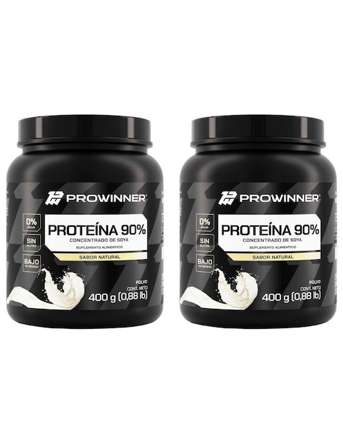 Set de suplementos alimenticios de Proteína 90% Conc Soya Prowinner