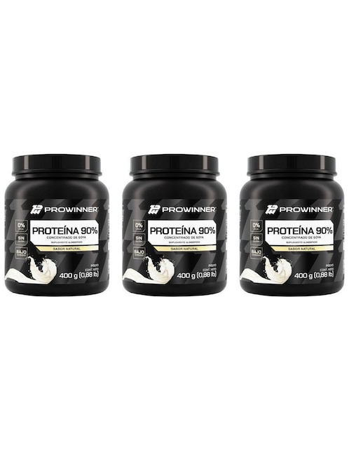 Set de suplementos alimenticios de Proteína 90% Conc Soya Natural Prowinner