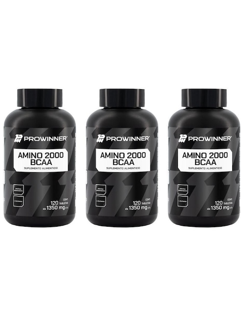 Set de suplementos alimenticios de Amino 2000 BCAA Prowinner