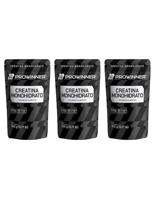 Set de suplementos alimenticios de Creatina Monohidrato Prowinner