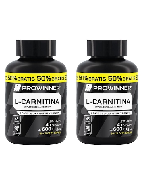 Set de suplementos alimenticios de L-Carnitina + 50% Extra