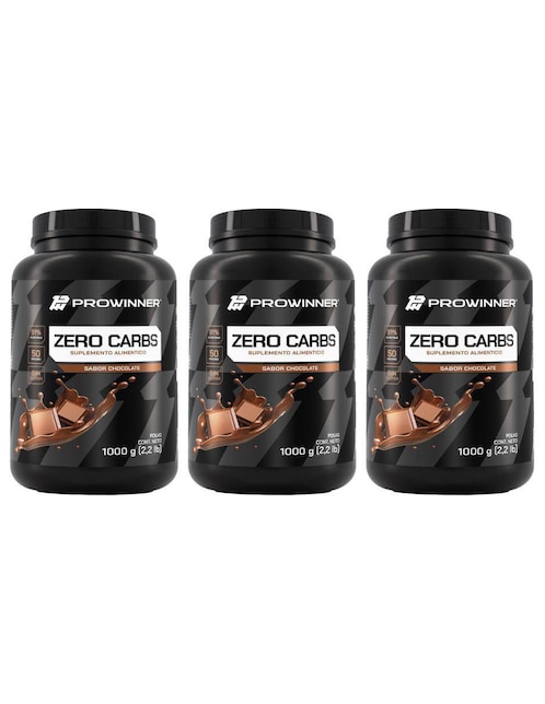 Set de suplementos alimenticios de Proteína Zero Carbs Prowinner