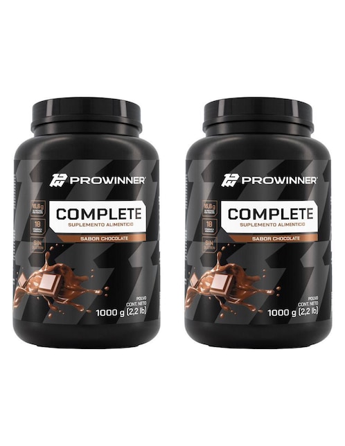 Set de suplementos alimenticios de Proteína Complete 1