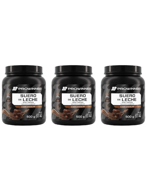 Set de suplementos alimenticios de Proteína Suero de Leche Prowinner