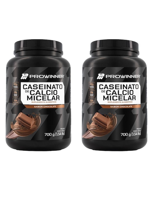 Set de suplementos alimenticios de Proteína Caseinato de calcio Micelar Prowinner