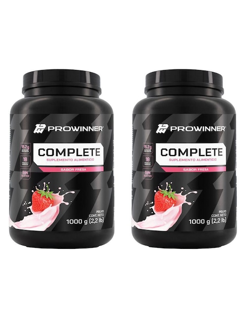 Set de suplementos alimenticios de Proteína Complete Prowinner
