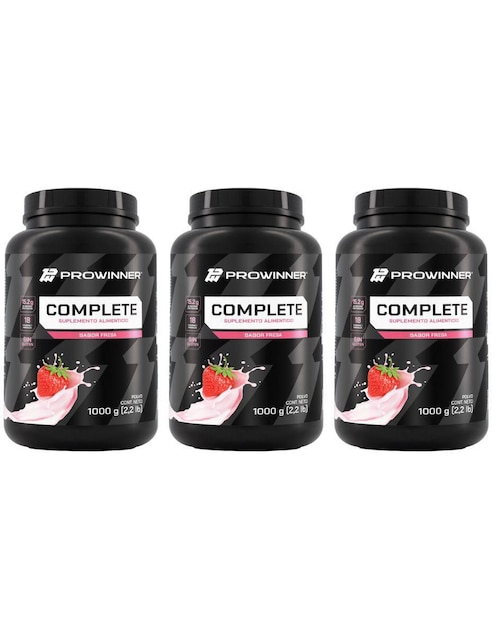 Set de suplementos alimenticios de Proteína Complete 1