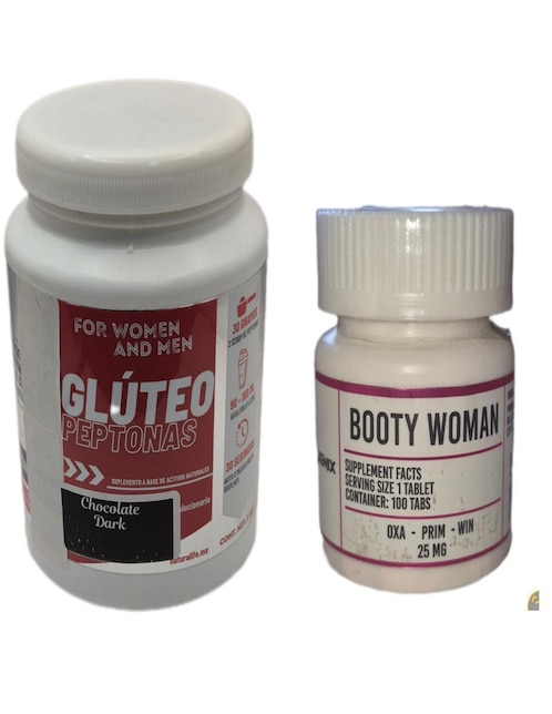 Kit de suplementos alimenticios proteína glúteo peptonas + Booty Woman Mesoestetic