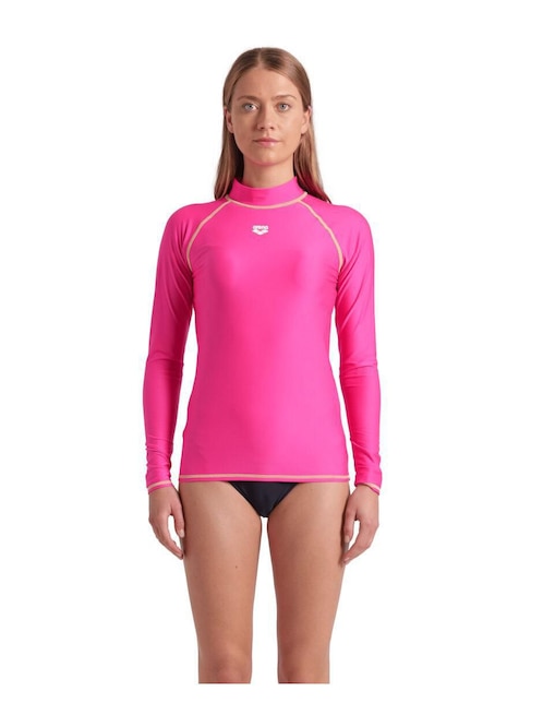 Rashguard arena "estampado" liso "para" mujer