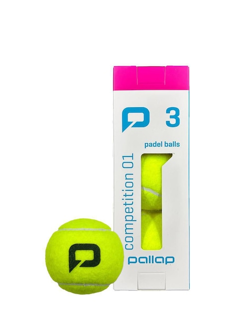 Set de pelotas Pallap para pádel adulto