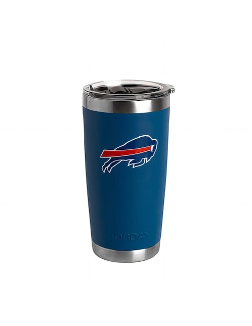Termo Norday de acero inoxidable Bills NFL con tapa a presión 600 ml