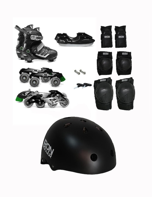 Patines 3 en 1 Iron Roller unisex