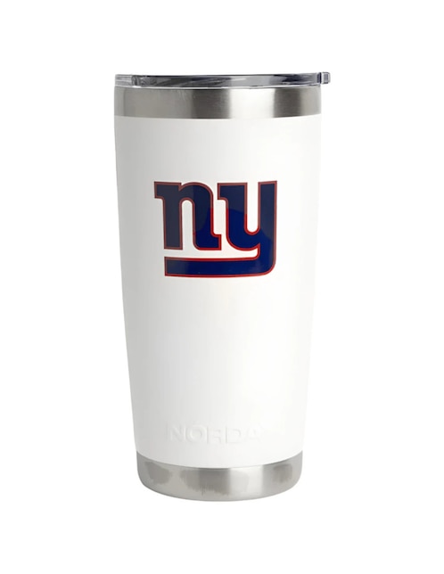 Termo de acero inoxidable Giants NFL con tapa a presión 600 ml 1
