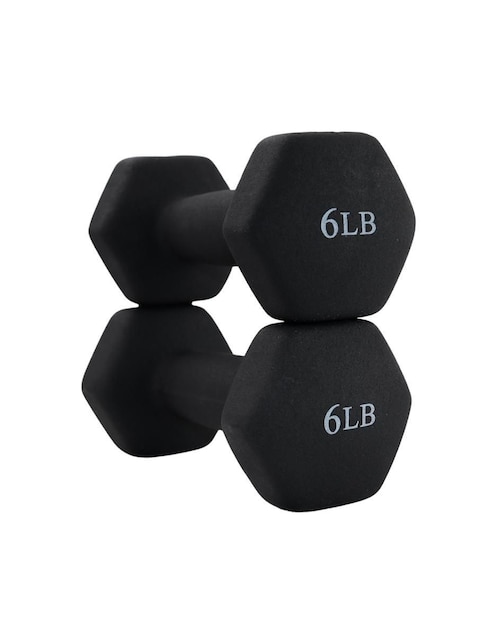 Set mancuernas de peso fijo Rvt Sports 2.7 kg 2 piezas