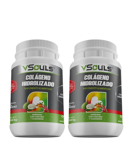 Colágeno Hidrolizado Vsouls sabor arándano