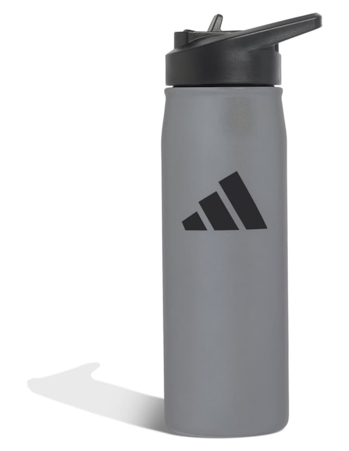 Botella hidratación Adidas de plástico con tapa a prueba de derrame 1 l