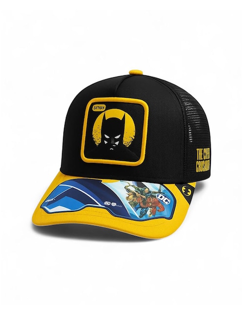 Gorra visera curva snapback casual DC Batman para hombre