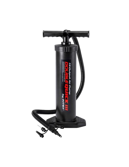 Bomba de aire manual Intex Double Quick III para campismo