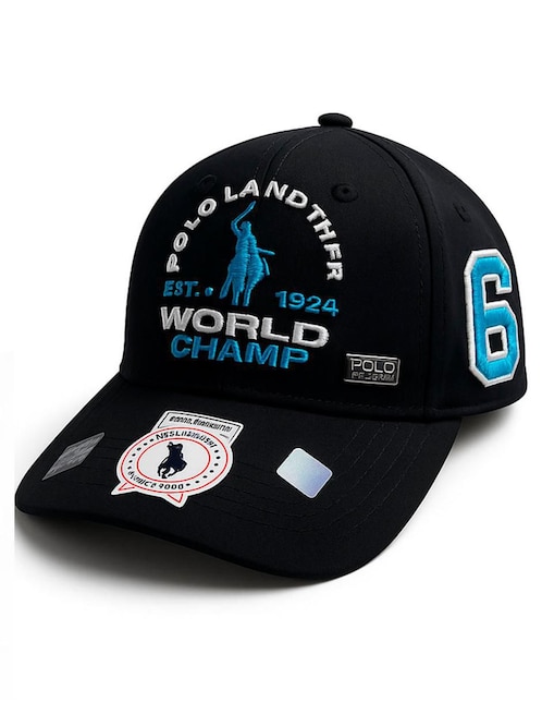Gorra visera curva correa ajustable casual Polo para hombre