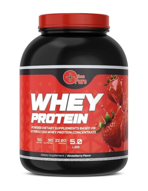 FIT NUTRITION Proteina WHEY Fit Nutrition sabor fresa de 2.2 kg
