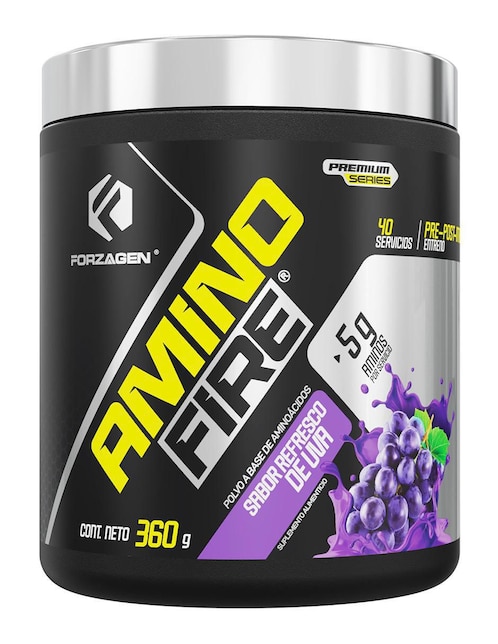 Aminoácidos Forzagen Amino Fire Forzagen sabor uva de 360 g