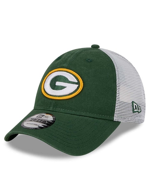 Gorra visera curva correa ajustable para fútbol americano New Era evergreen Packers Green Bay unisex