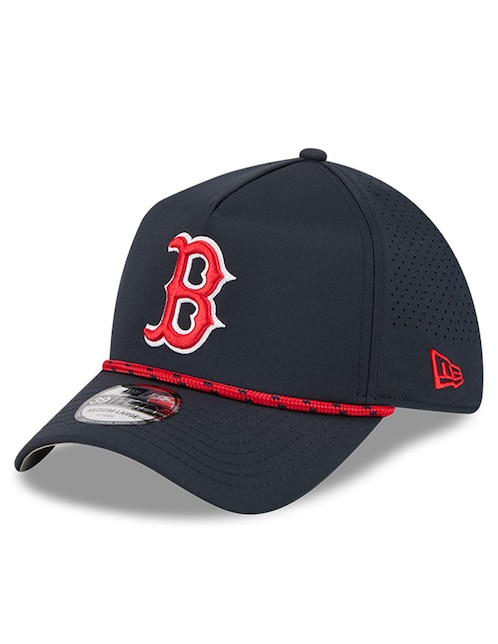 Gorra visera curva cerrada para béisbol New Era sport night MLB Boston Red Sox Unisex