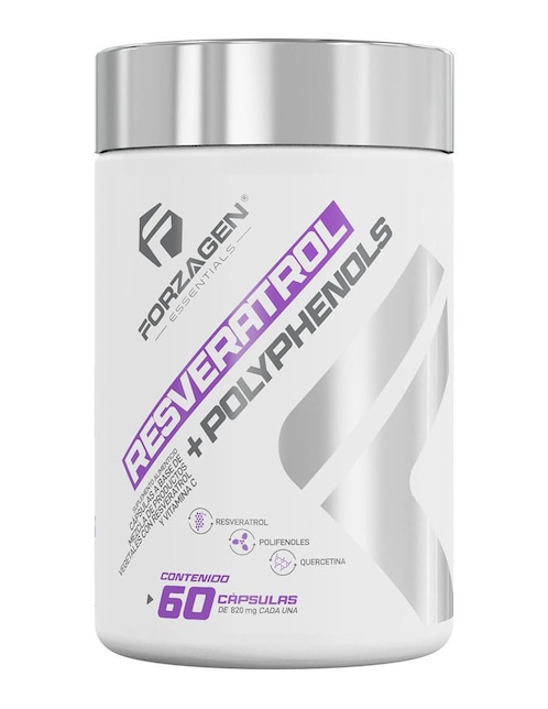 Resveratrol + Polyphenols Forzagen Forzagen de 60 cápsulas