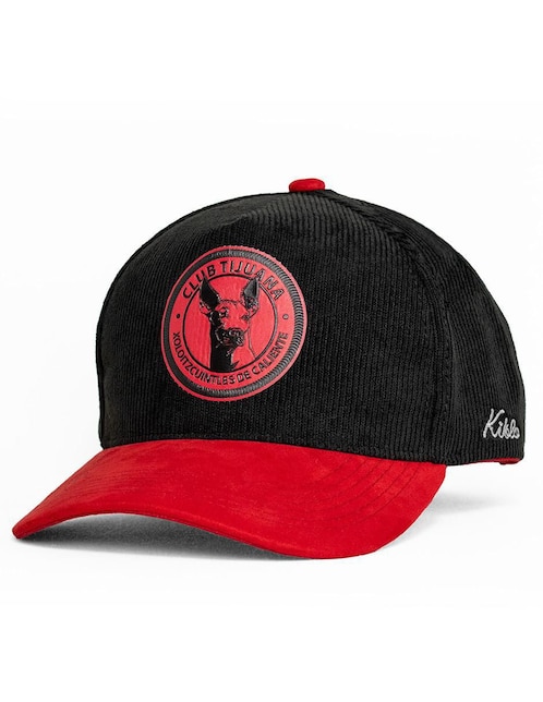 Gorra visera curva snapback para fútbol Kiblo Caps Co Xolos club tijuana unisex