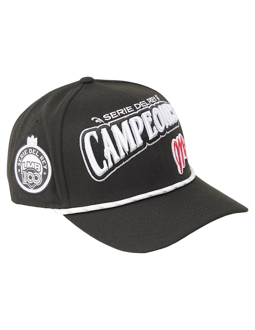 Gorra visera curva correa ajustable casual New Era Diablos Rojos del México para hombre