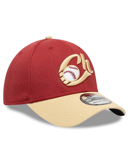 Gorra visera curva cerrada para Béisbol New Era Lmp Onfield Charros de Jalisco adulto