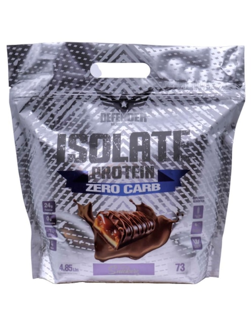 Proteína isolate defender suplemento levanta músculo Defender Nutrition con proteína sabor chocolate de 2.2 kg
