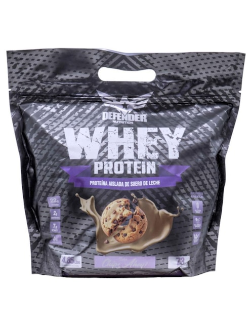 Costal proteína whey defender aislada suplemento  Defender Nutrition con proteína sabor galleta de 2.2 kg