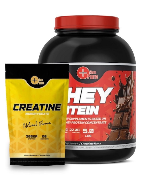 FIT NUTRITION Kit de suplementos alimenticios Whey Protein + Creatina Monohidratada Fit Nutrition