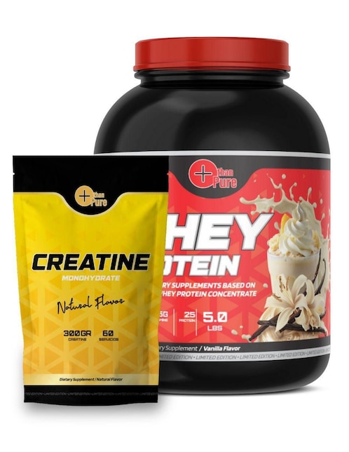 FIT NUTRITION Kit de suplementos alimenticios Whey Protein + Creatina Monohidratada Fit Nutrition
