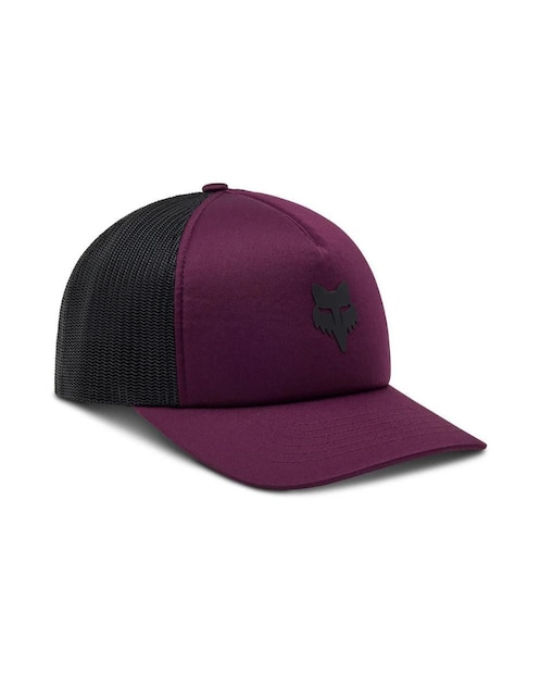 Gorra visera semicurva broche Trucker para mujer
