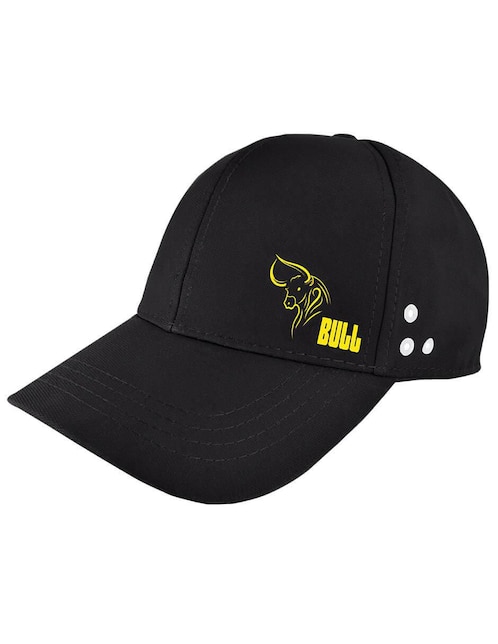 Gorra visera curva velcro casual Sion Bull para hombre