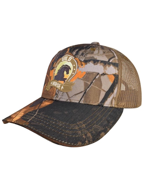 Gorra visera curva velcro casual Sion Wild Horse para hombre