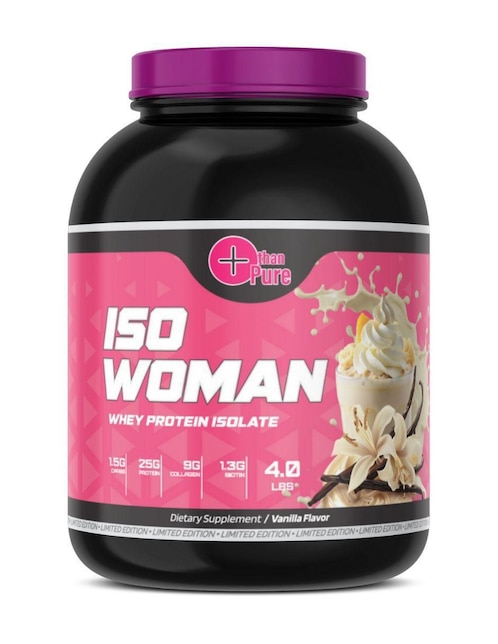 Iso Woman Fit Nutrition con colageno sabor vainilla de 1.8 kg