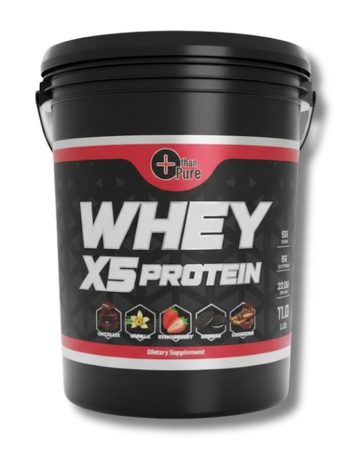 FIT NUTRITION Whey X5 Fit Nutrition con proteína de suero de leche sabor natural de 5 kg