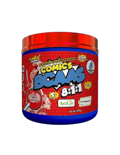 Imagen de producto Suplemento alimenticio Bcaa Comics Energy bote