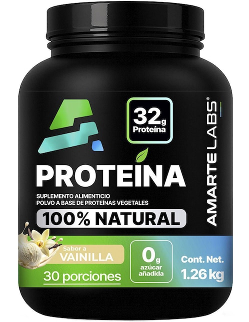 Proteína vegana Amarte Labs sabor vainilla de 1.2 kg