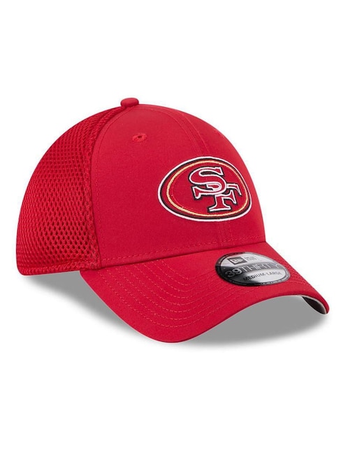 Gorra visera curva cerrada para fútbol americano New Era San Francisco 49ers unisex